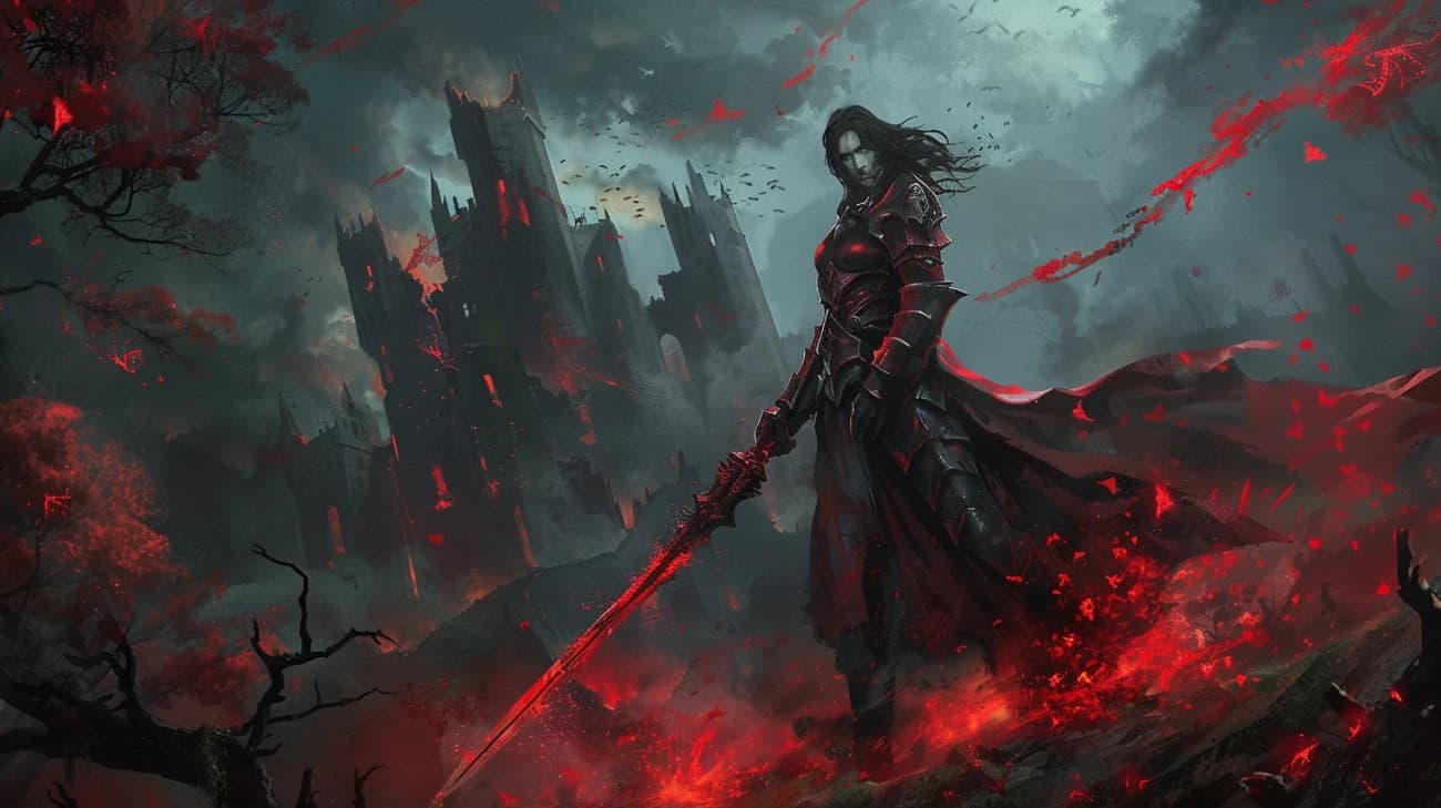 Knight Red - mroczna i tajemnicza gra o czerwonym rycerzu